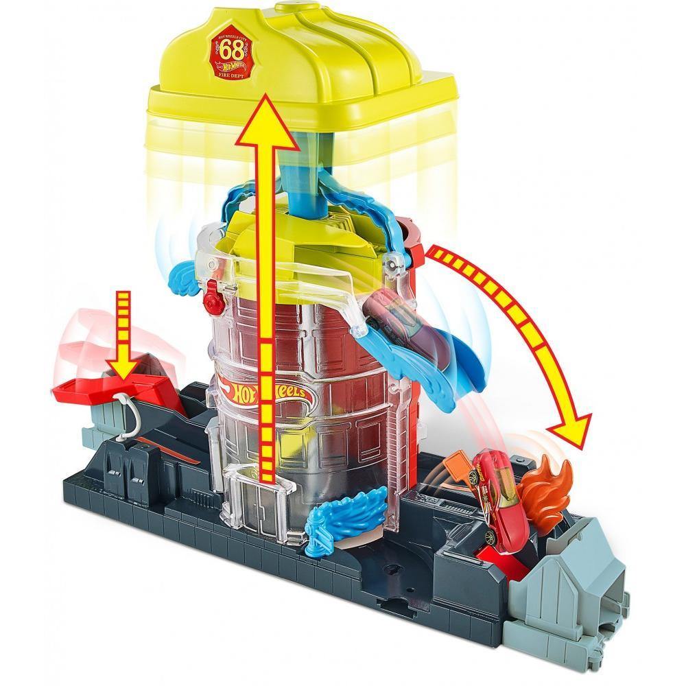 Hot Wheels Super Fire House Rescue Playset