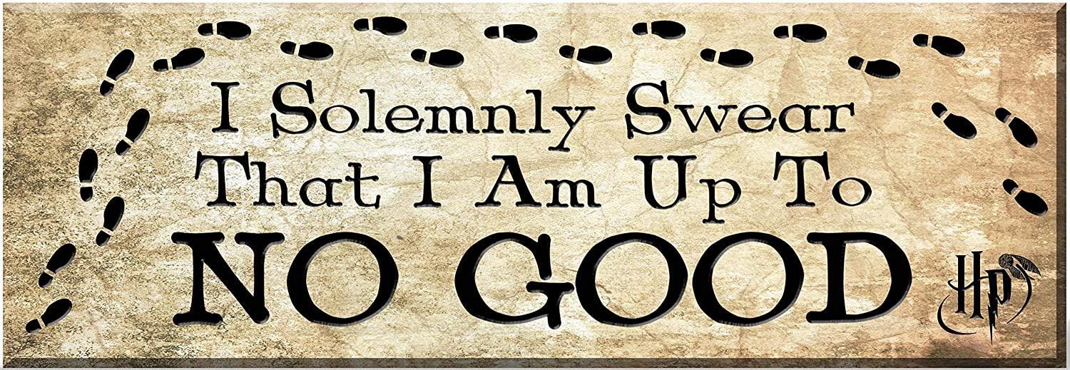 I Solemnly Swear Desk Sign