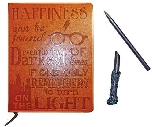 Innovative Designs Harry Potter Faux Leather Journal and Wand Pen Toy