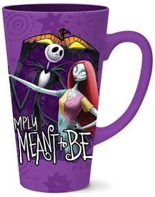 JACK AND SALLY SIMPLY MEANT TO BE 16oz CERAMIC LATTE MUG
