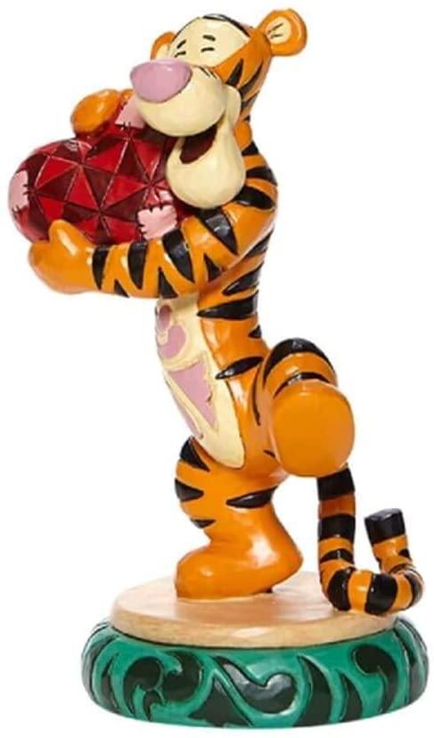Jim Shore Disney Traditions Tigger Holding A Heart Figurine 5.5" H