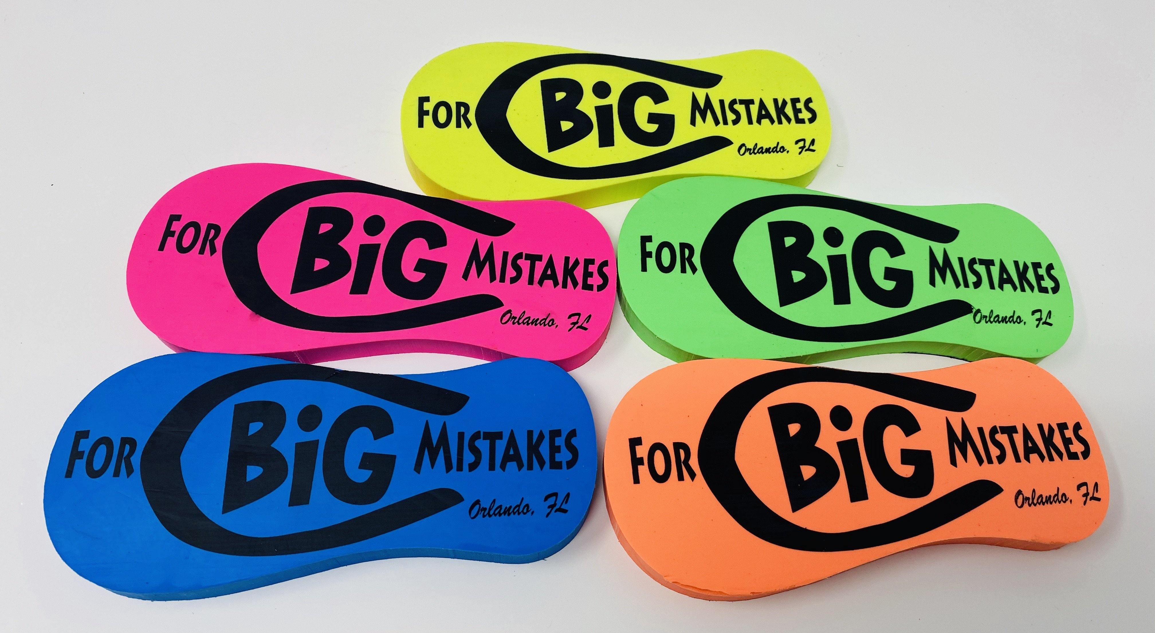 Jumbo Flipflop Erasers