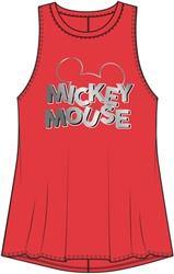 Junior Foil Head Mickey Mouse Tank, Red