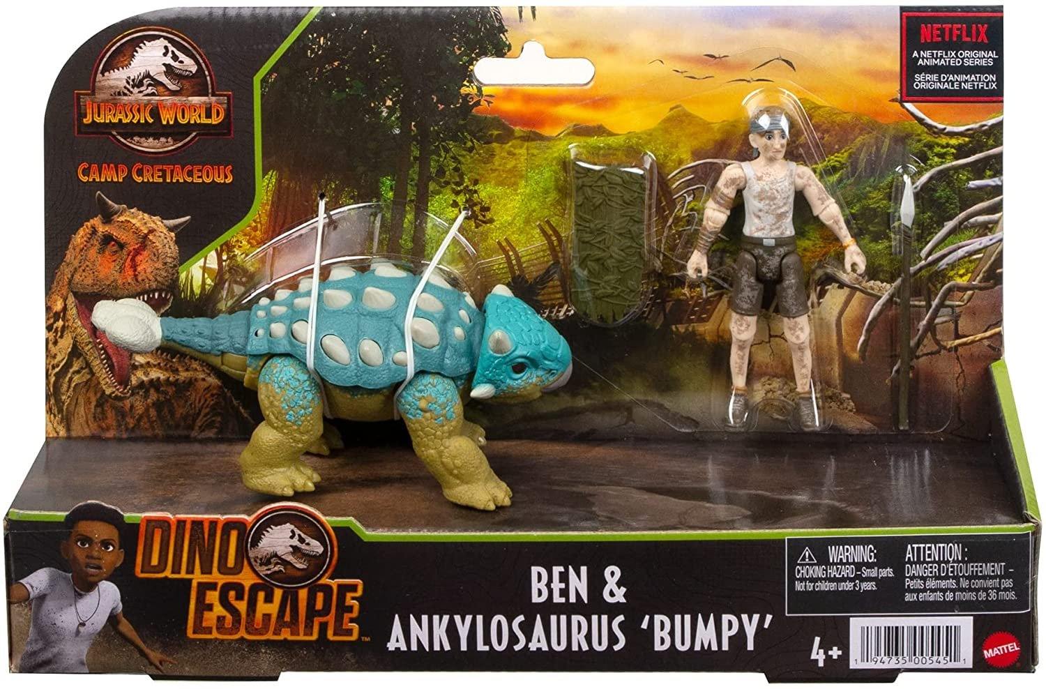 Jurassic World Human & Dino Pack Action Figures
