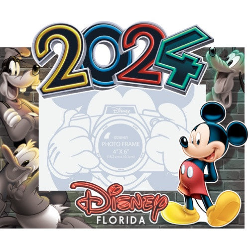 Disney Florida 2024 Mickey and Friends Picture Frame