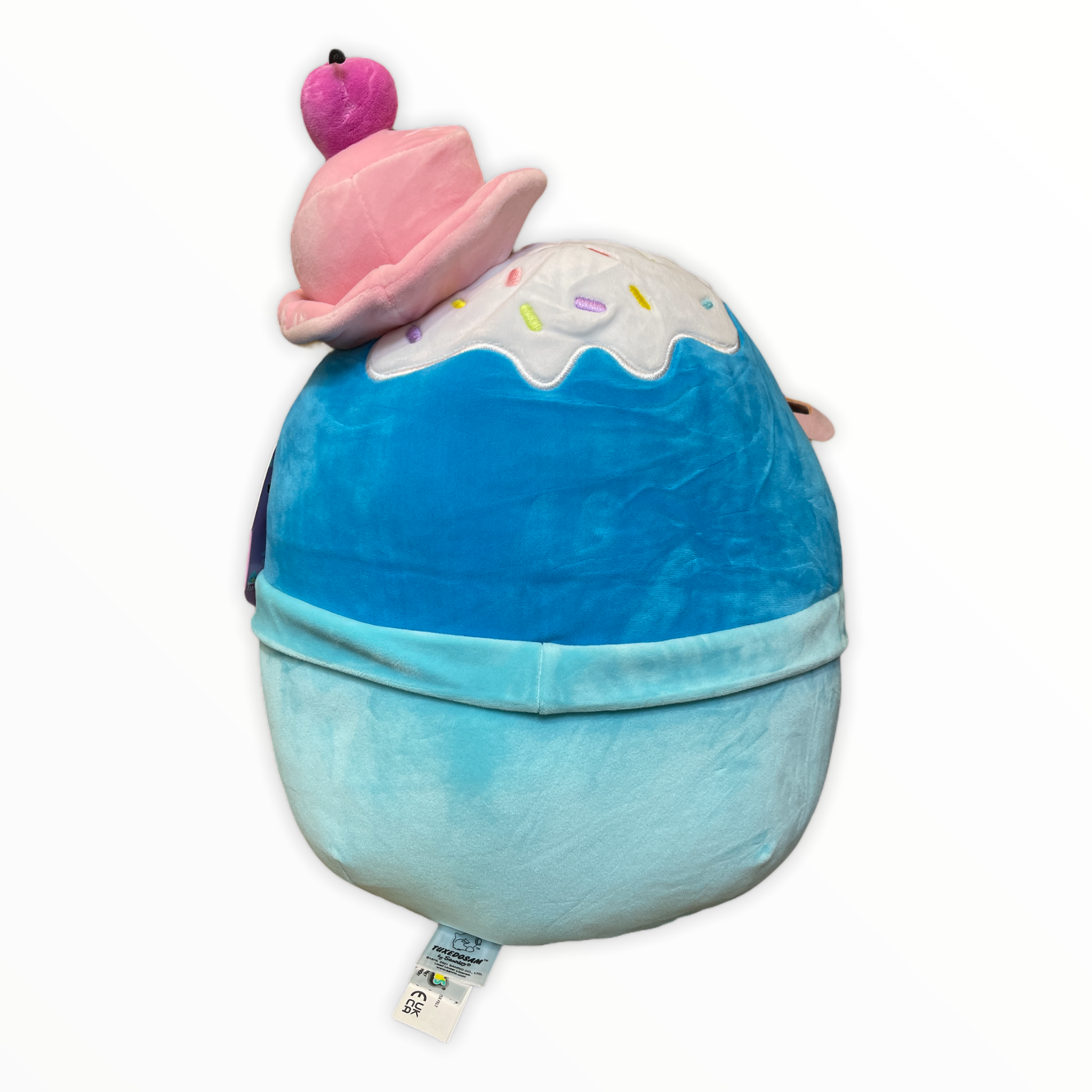 Kellytoy Offical Sanrio Squishmallow Ice Cream Tuxedo Sam 12" Plush