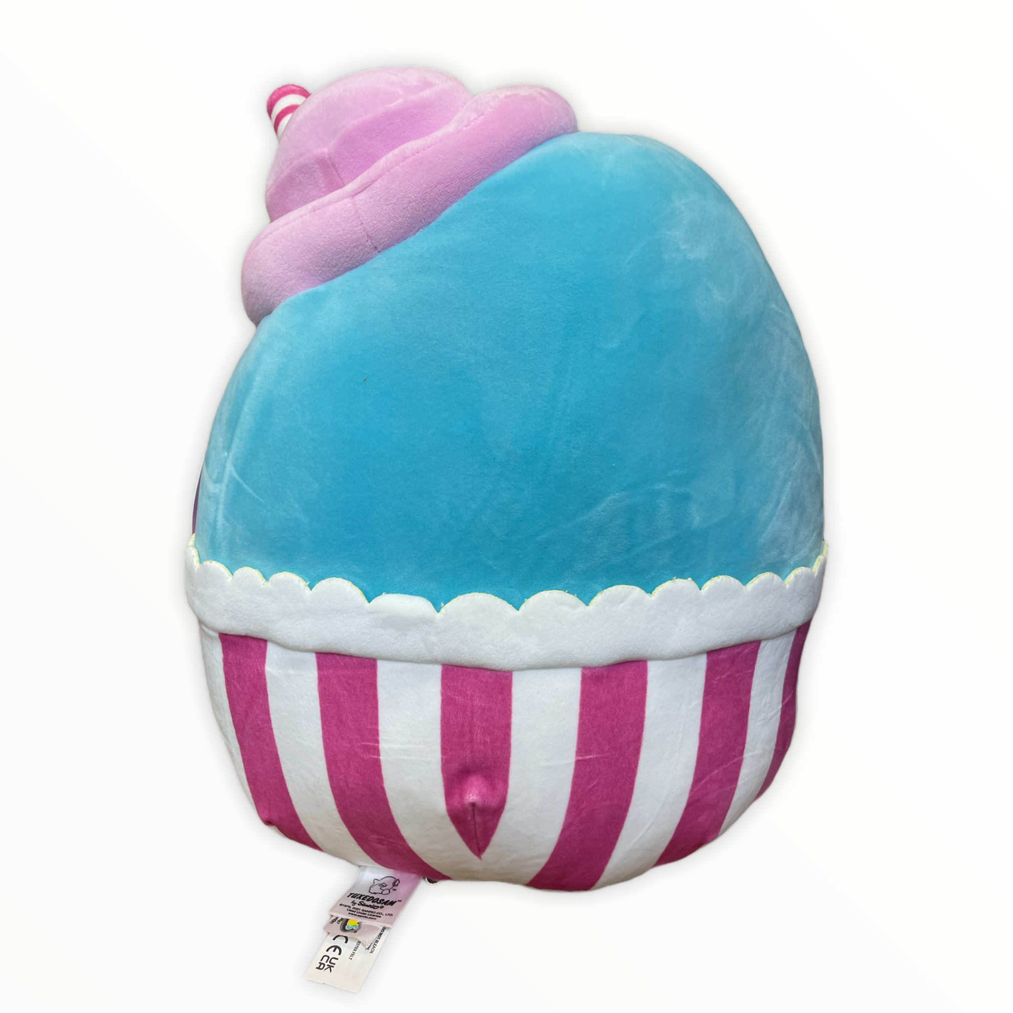 Kellytoy Offical Sanrio Squishmallow Tuxedo Sam Milkshake 12" Plush