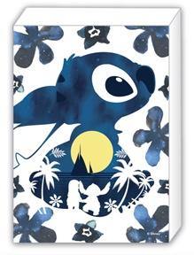 Lilo And Stitch Night Sky Silhouette 5X7 X 1.5"  Wall Art