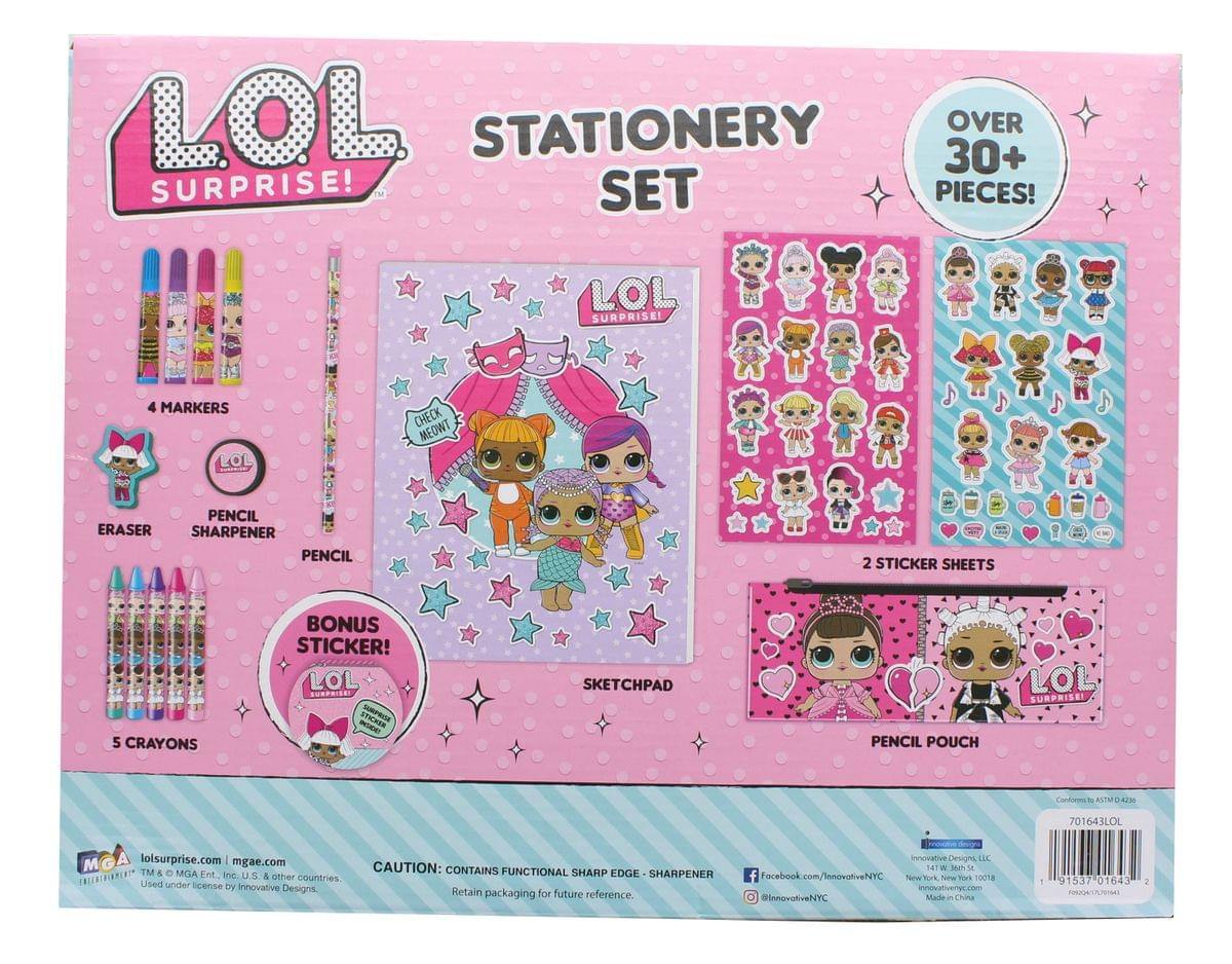 Lol Surprise 30Pc Stationery Set In Box