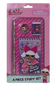 Lol Surprise 4Pk Study Kit On Blister Card