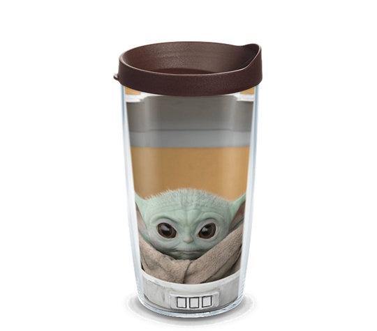 Mandalorian Child Stare Plastic Tervis Tumbler