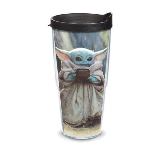 Mandalorian The Child Sipping 24 oz Plastic Tervis Tumbler