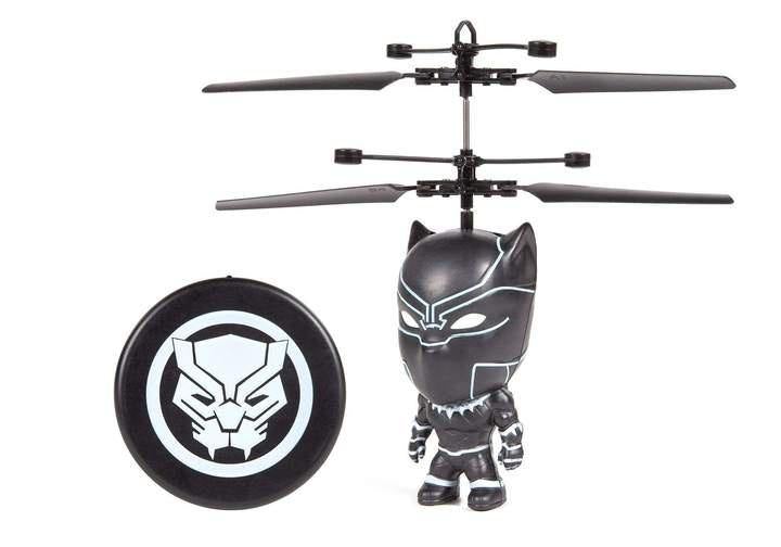Marvel Black Panther Flying Figure IR UFO Big Head Helicopter