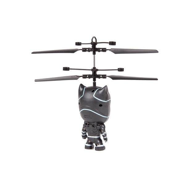Marvel Black Panther Flying Figure IR UFO Big Head Helicopter