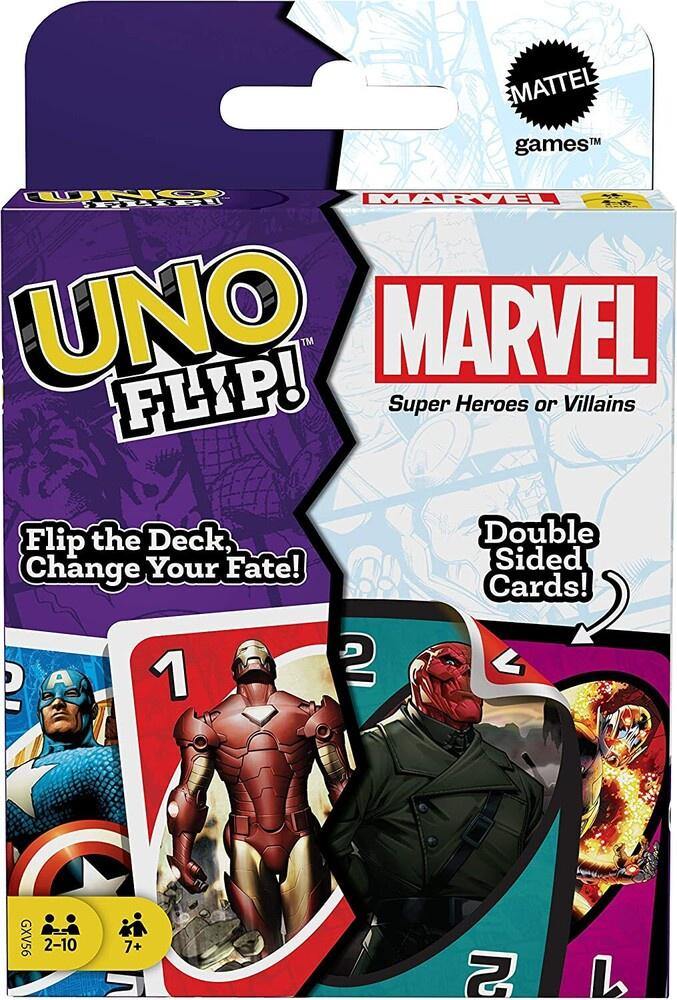 Marvel Flip Uno Card