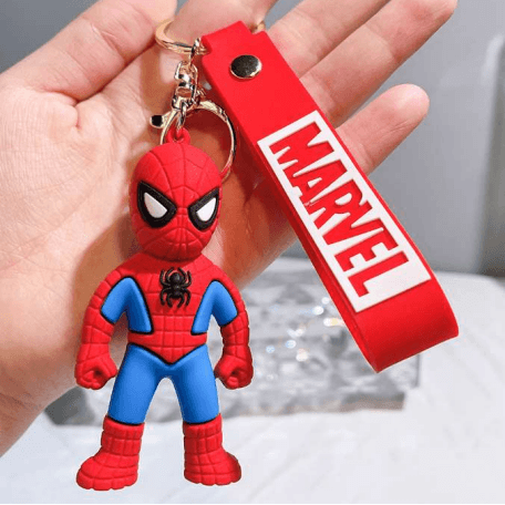 Marvel Spider Man Standing Pvc Keychain