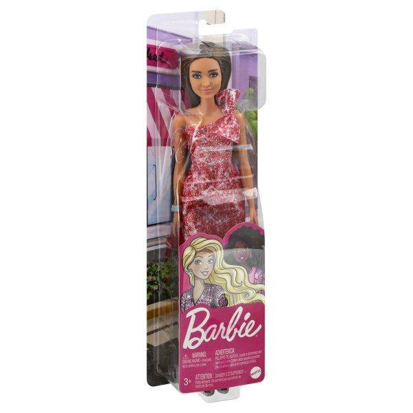 Mattel Barbie Glitz Doll in Pink Dress