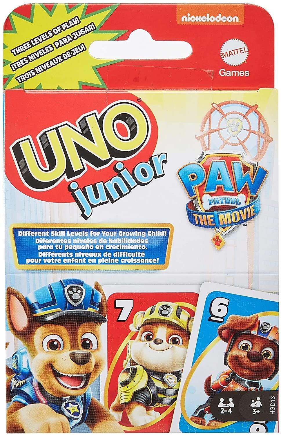 Mattel UNO Junior Paw Patrol The Movie