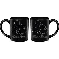 Mickey 3D 14oz Relief Mug, Black