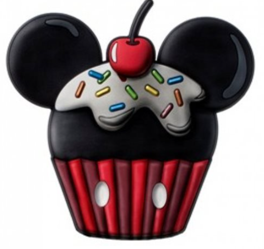 Mickey Cupcake D-Lish Treats Magnet