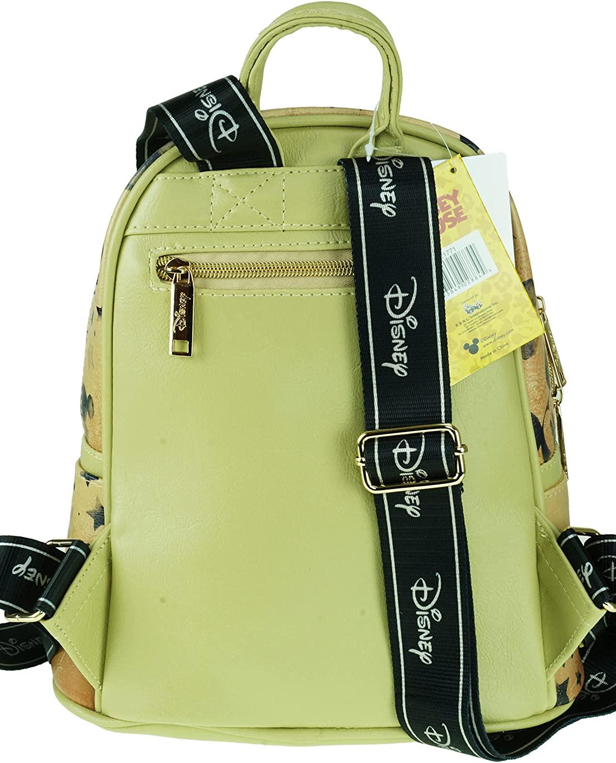 Mickey Mouse 11" Vegan Leather Mini Backpack- Ribbon