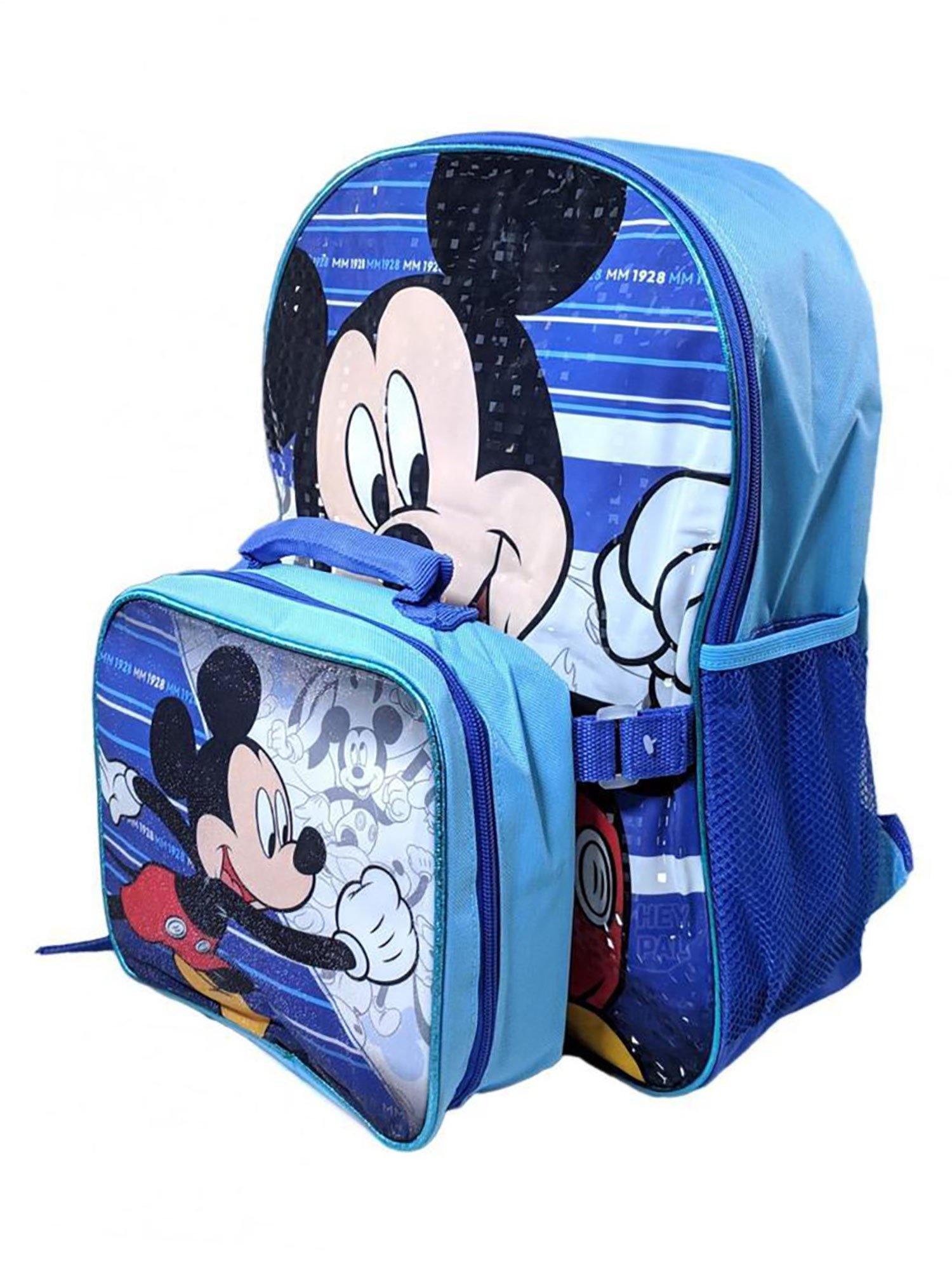 MICKEY MOUSE 16inch BACKPACK WITH LUNCH BAG