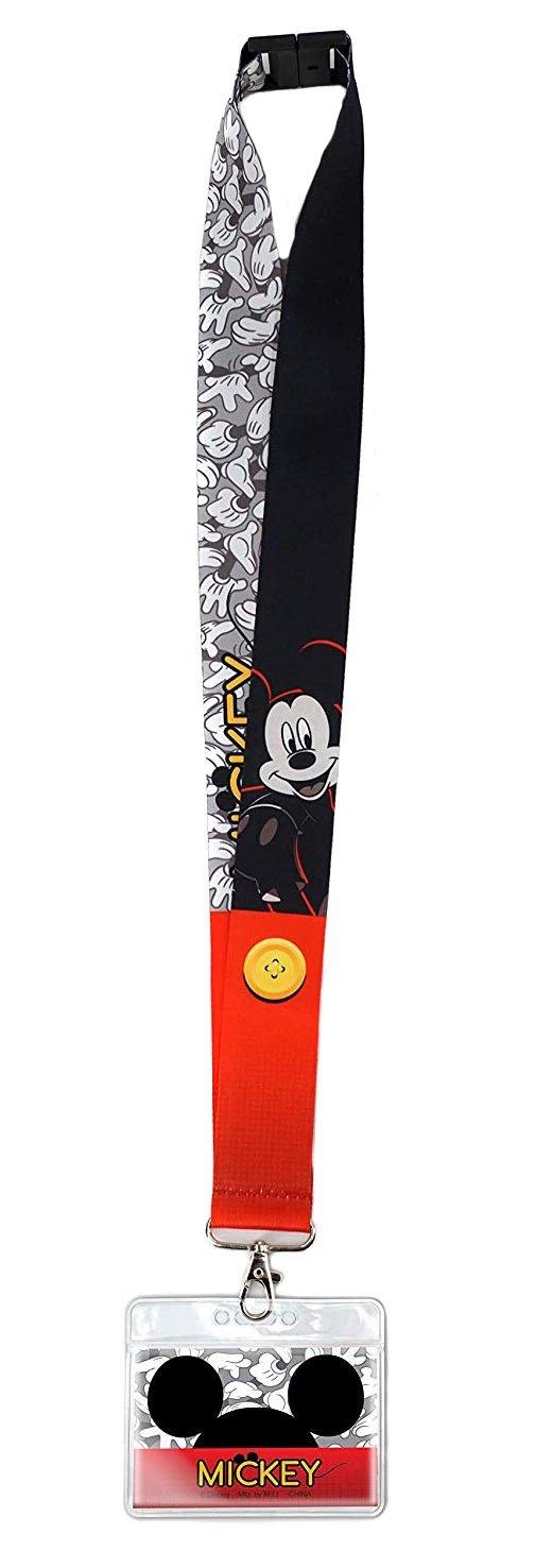 Mickey Mouse Deluxe Lanyard with Card Holder