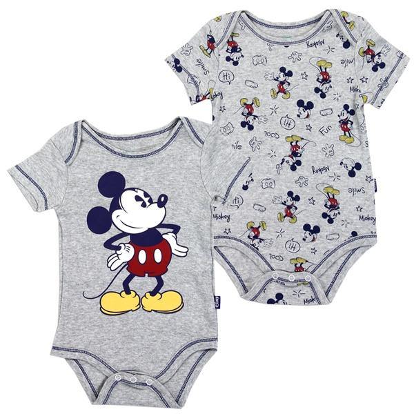Mickey Mouse Newborn Creeper 2-PACK