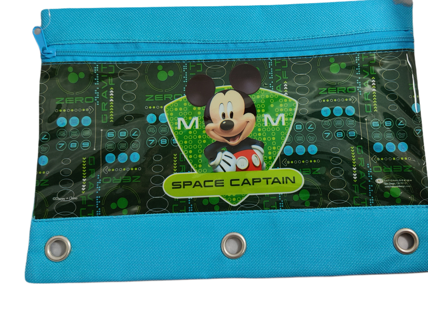 Mickey Mouse Pencil Pouch for 3 Ring Binders
