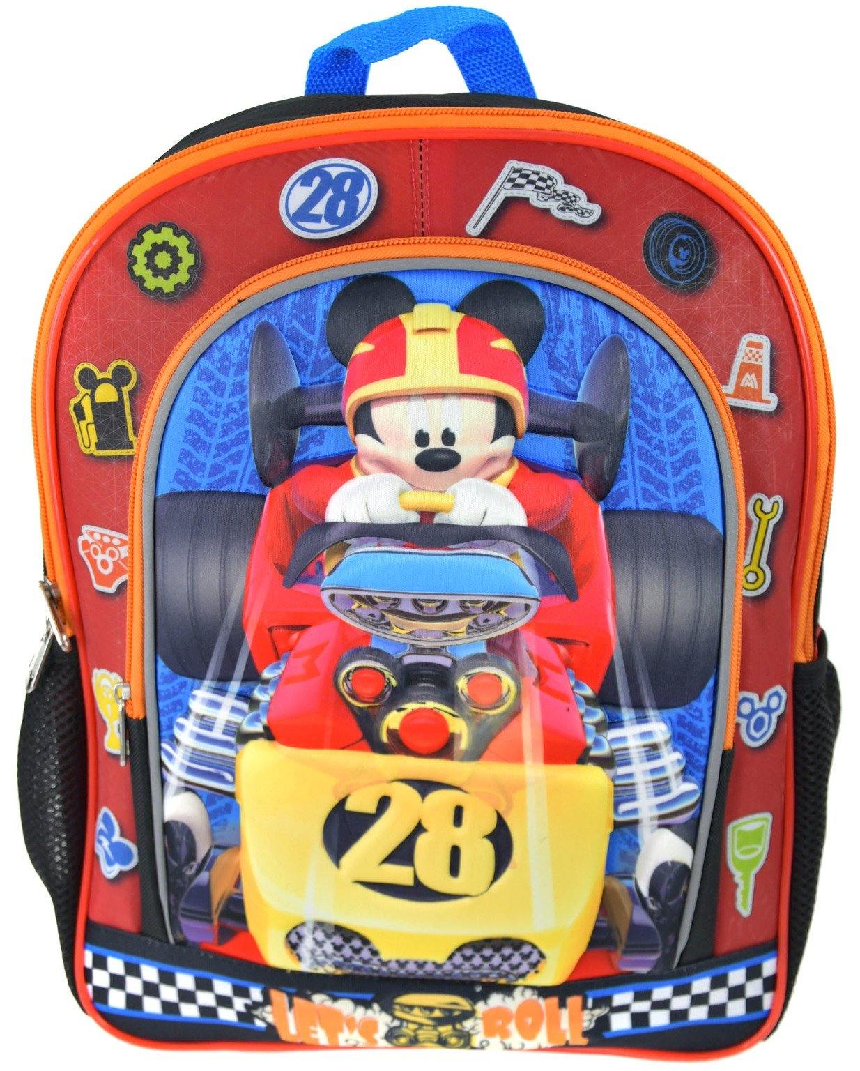 Mickey Mouse Road Racer 14" 3D Molded Backpack