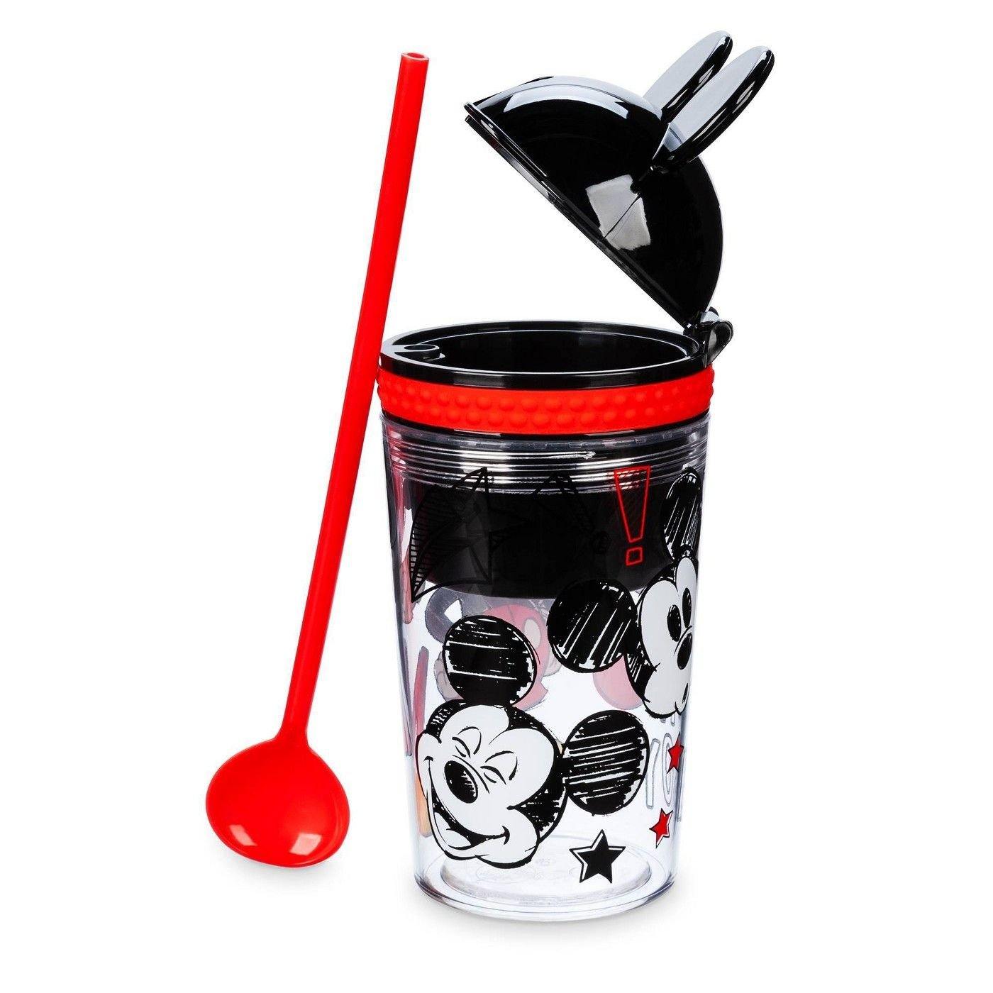 Mickey Mouse Tumbler with Snack Cup and Straw – Disney Eats