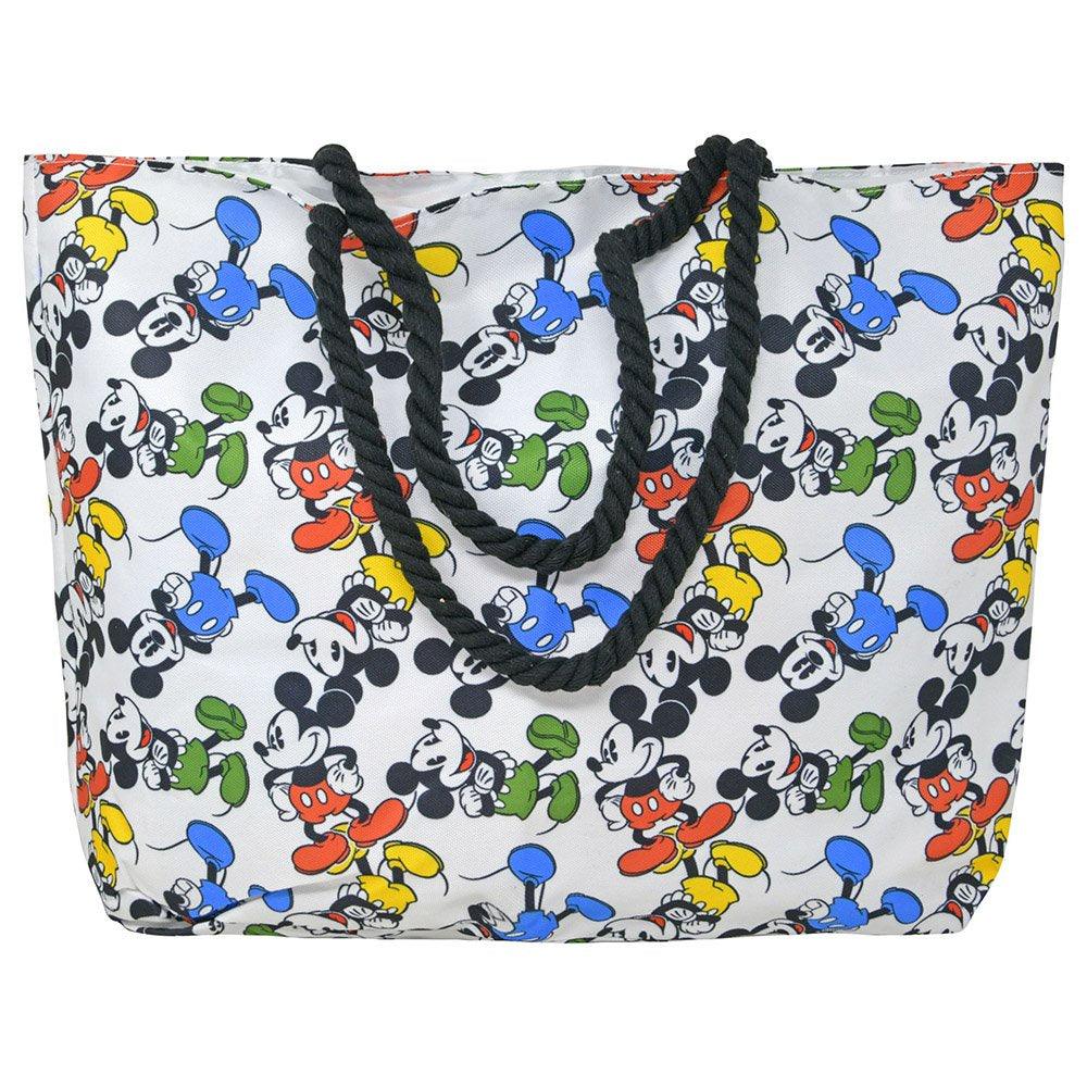 Mickey Satin Polyester Beach Tote with Rope handle