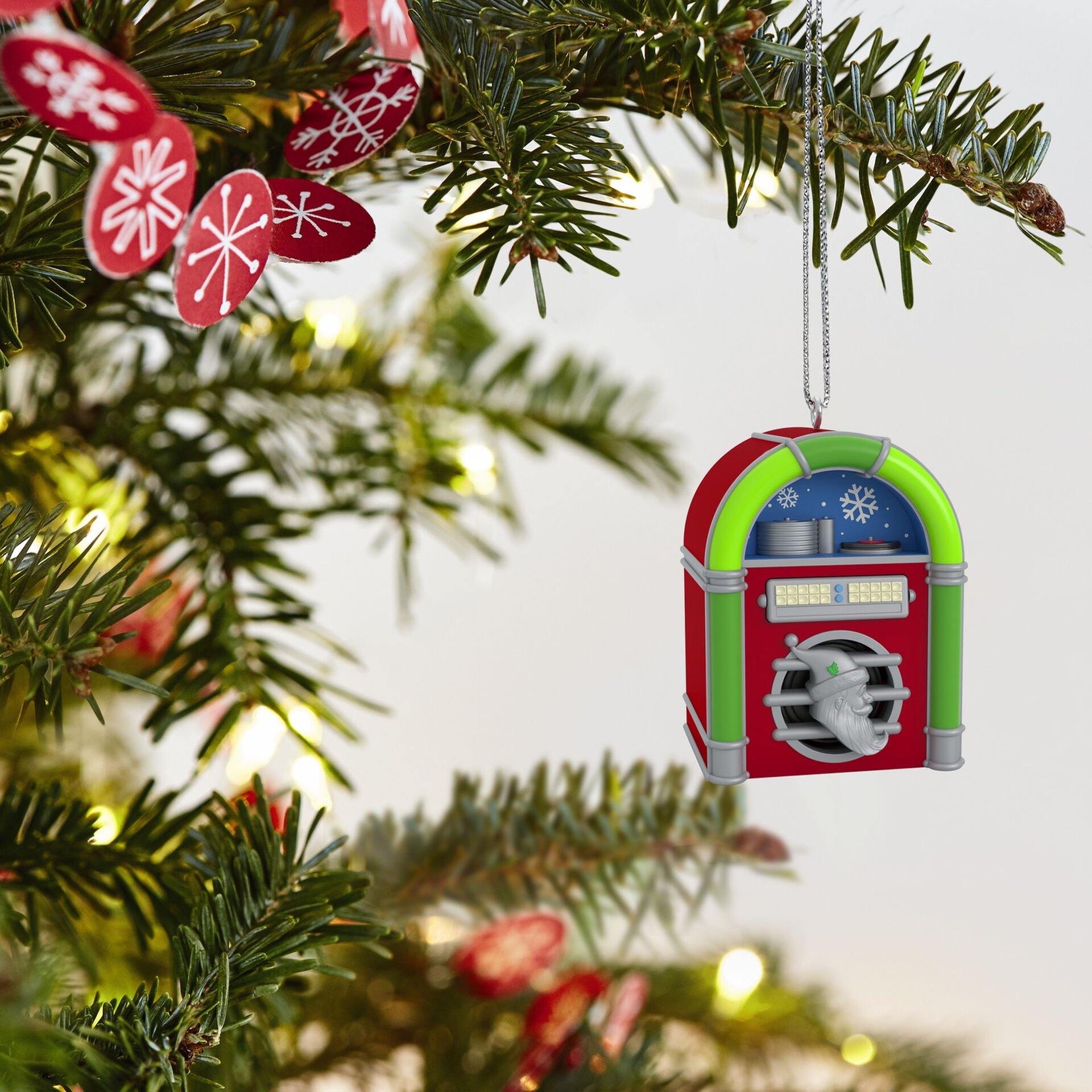 Mini Junior Jukebox Musical Ornament, 1.24"