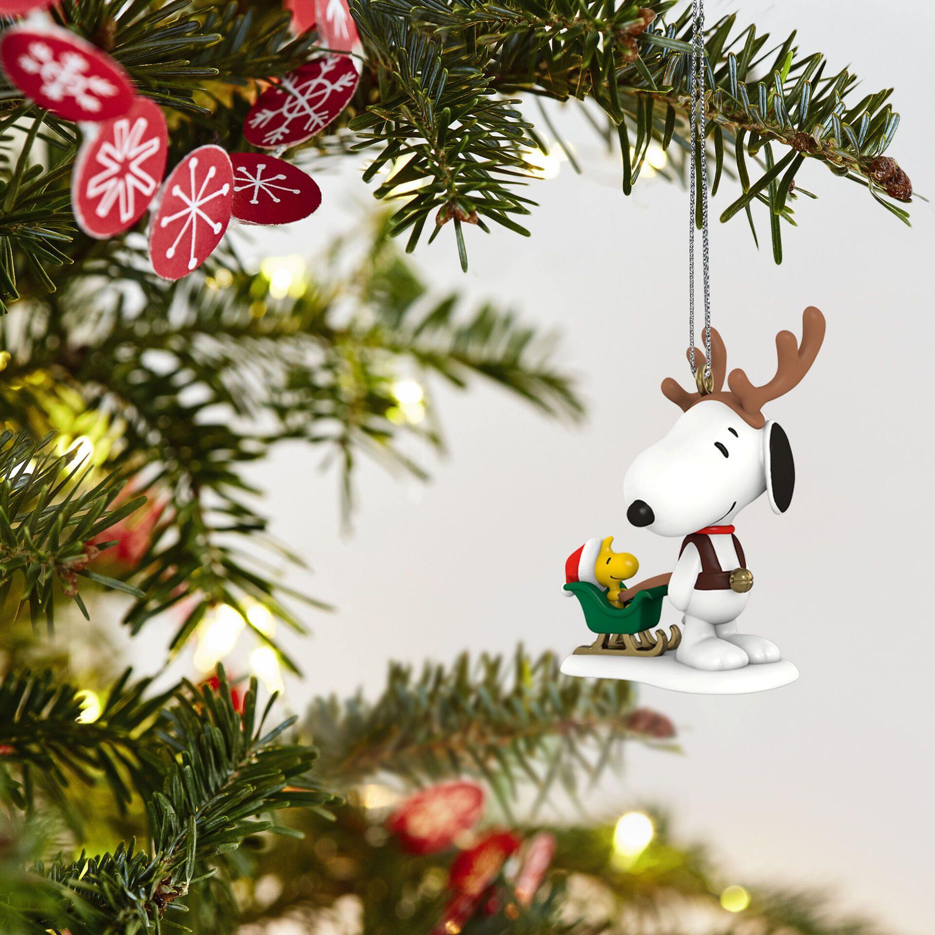 Mini Peanutsâ® Winter Fun With Snoopy Ornament, 1.26"