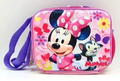 MINNIE 3-D LUNCH KIT W/LONG STRAP