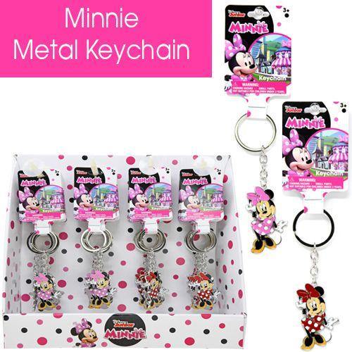 Minnie Figural Metal Keychain