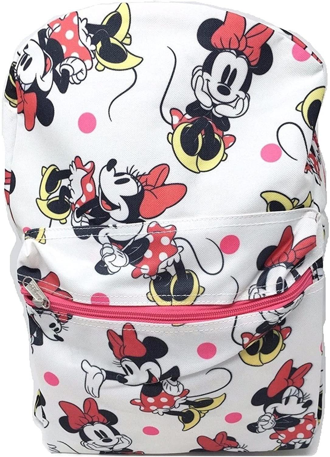 MINNIE LARGE  16 inch BACK PACK ALL OVER PRINT