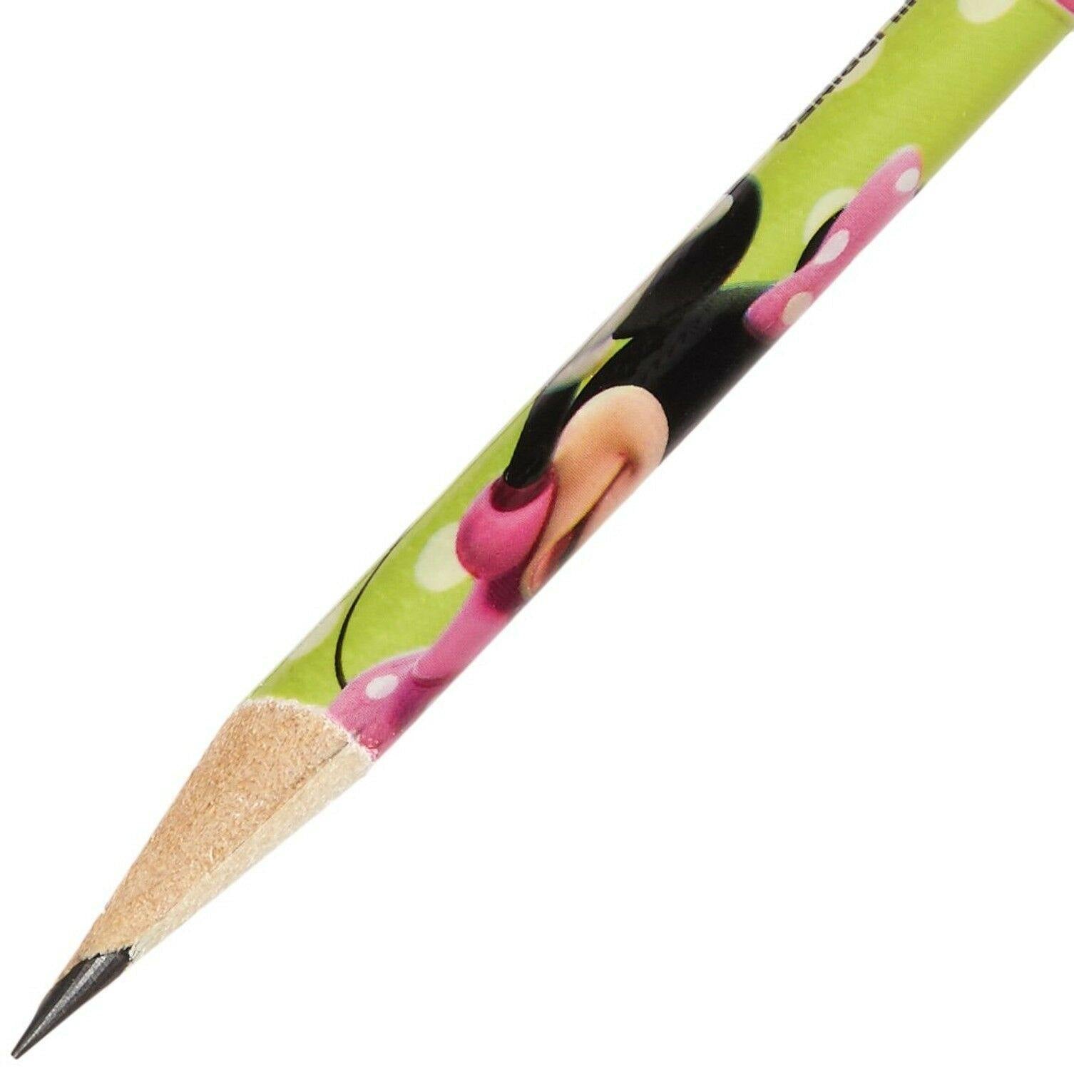Minnie Mouse Bowtique 12Pk Wood Pencils In Poly Bag