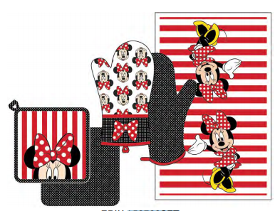 Minnie Mouse Kitchen 3pc Set