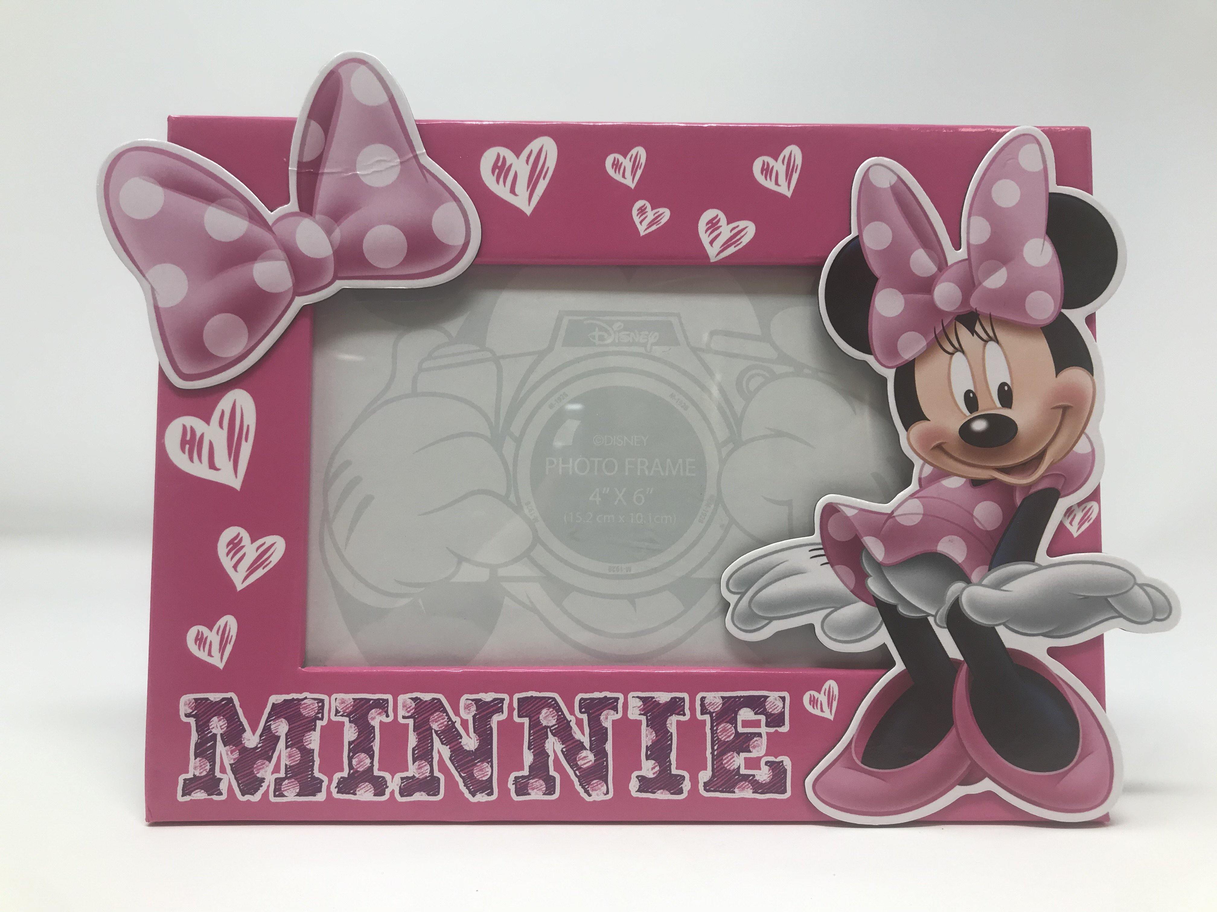 Minnie Pink Paper Photo Frame 4x6"