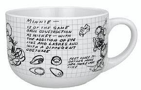 Minnie Sketch Soup Mug