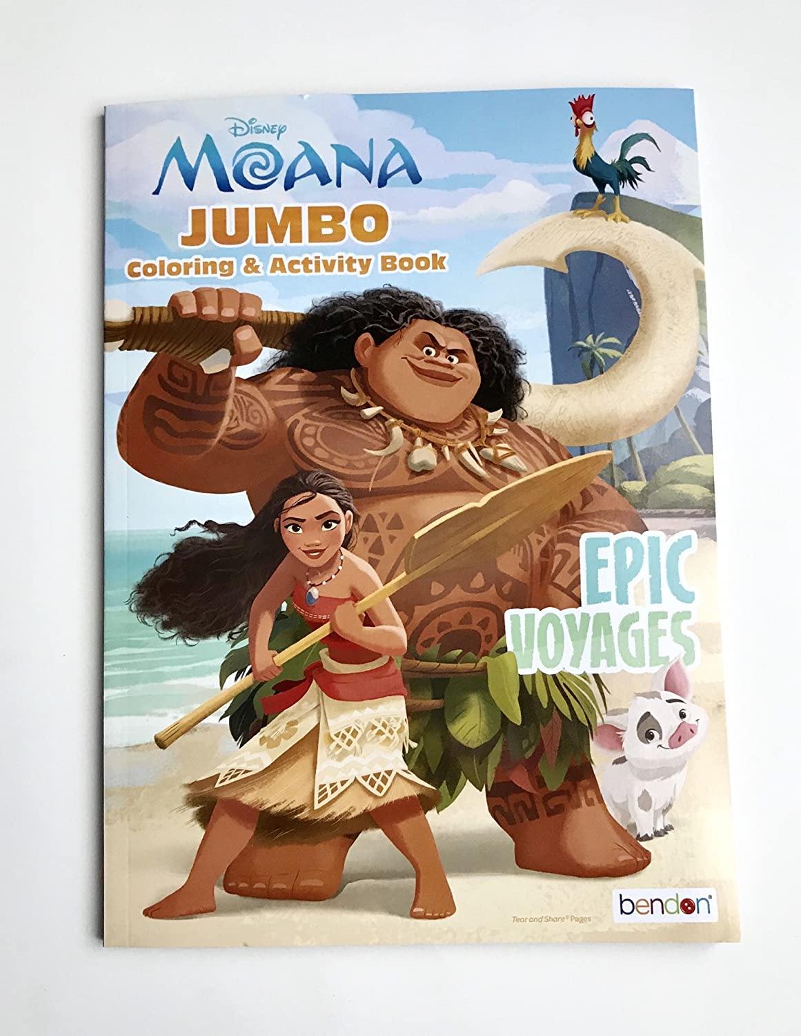 MOANA 96 PG COLORING & ACTIVITY BOOK