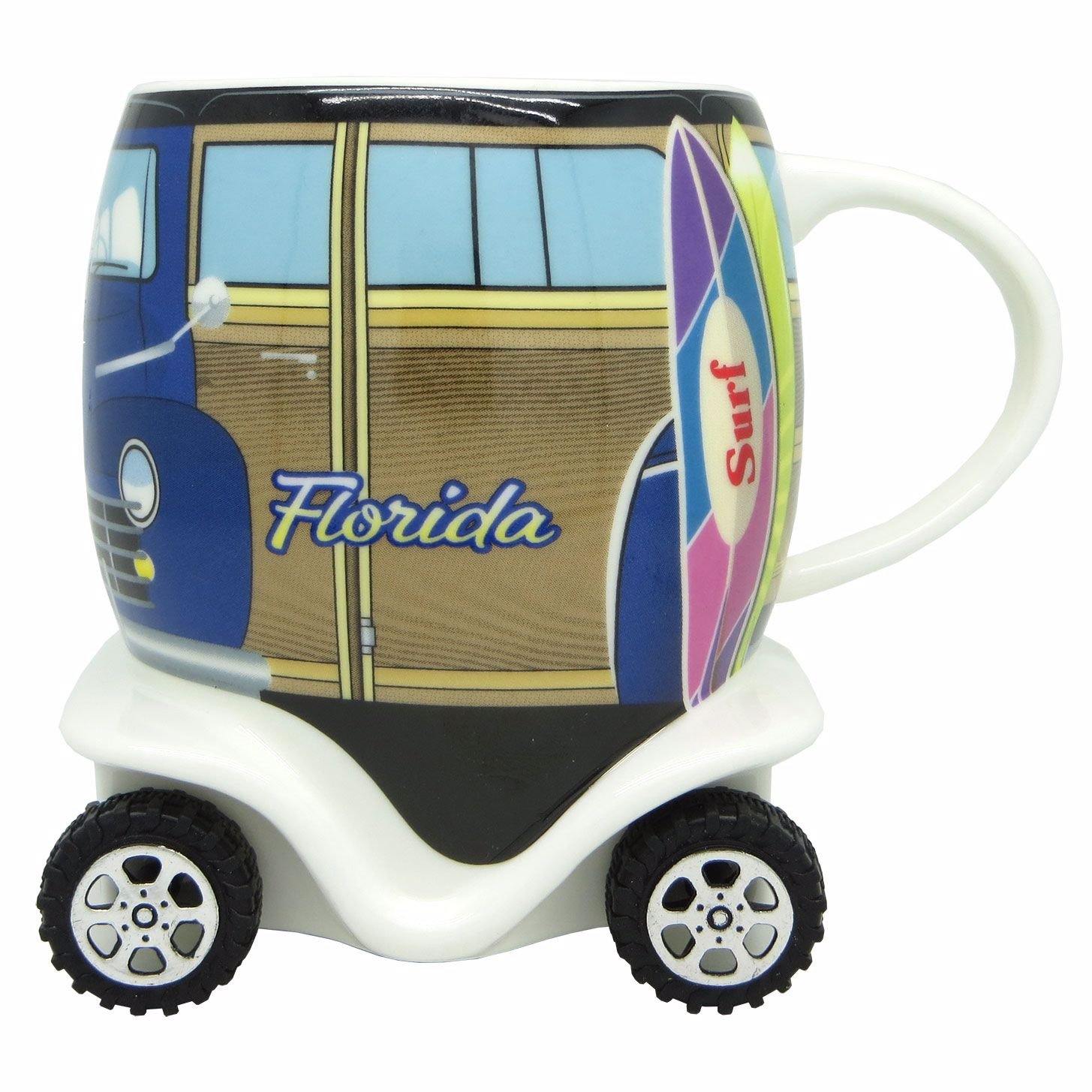 Mugs 13.5 on Wheels Van Woody Car