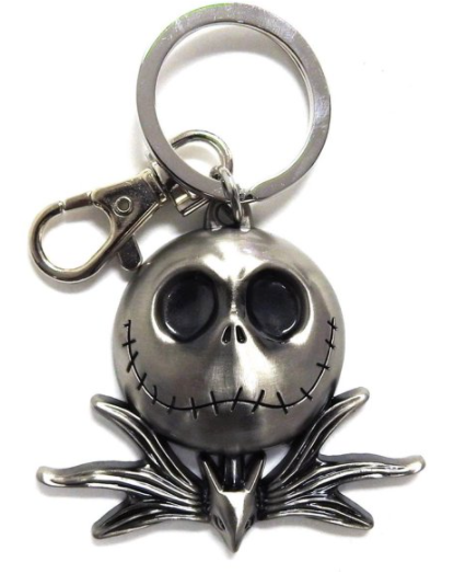 Nightmare Before Chirstmas Jack Head Pewter Key Chain