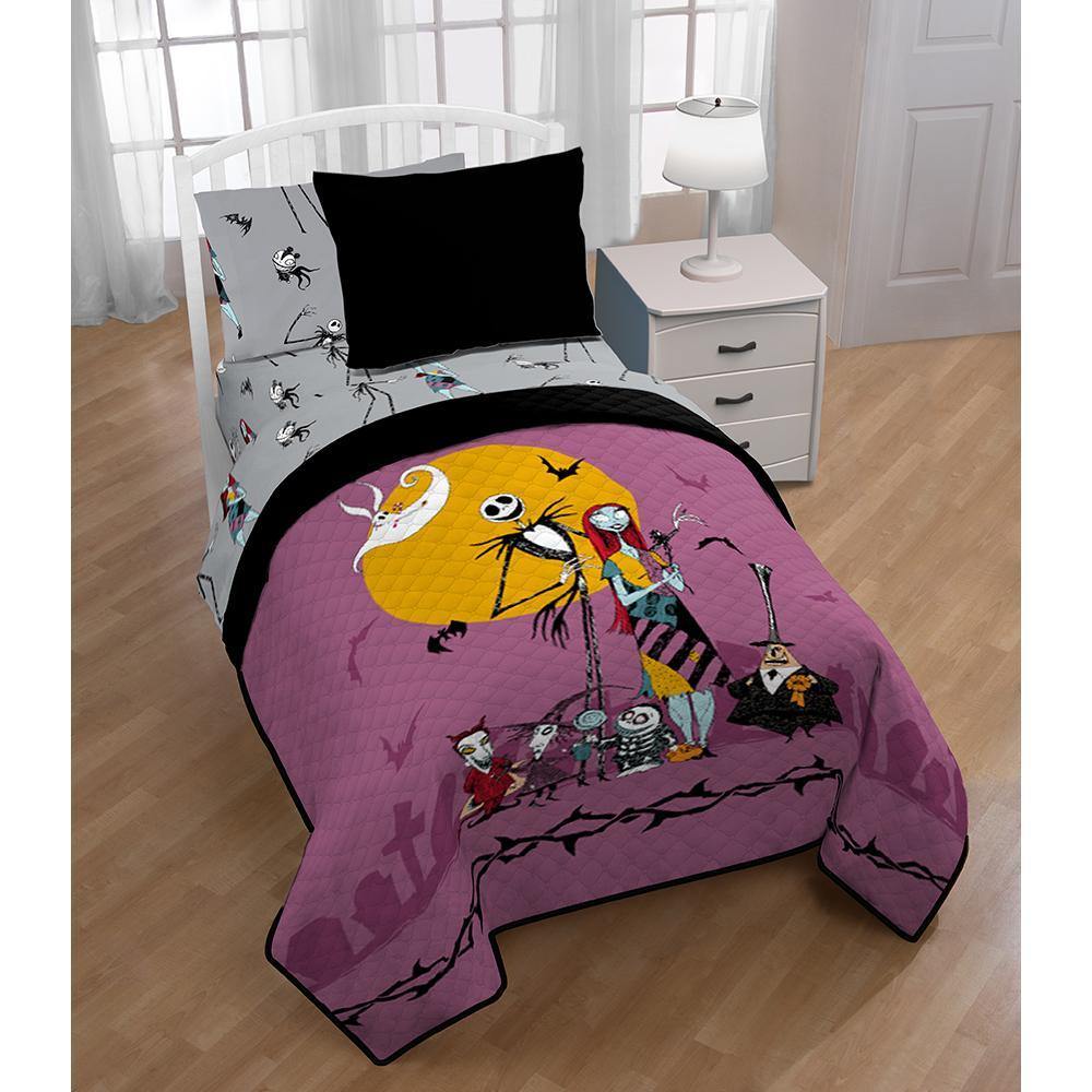 Nightmare Before Christmas Twin 2 Piece Bedspread Set