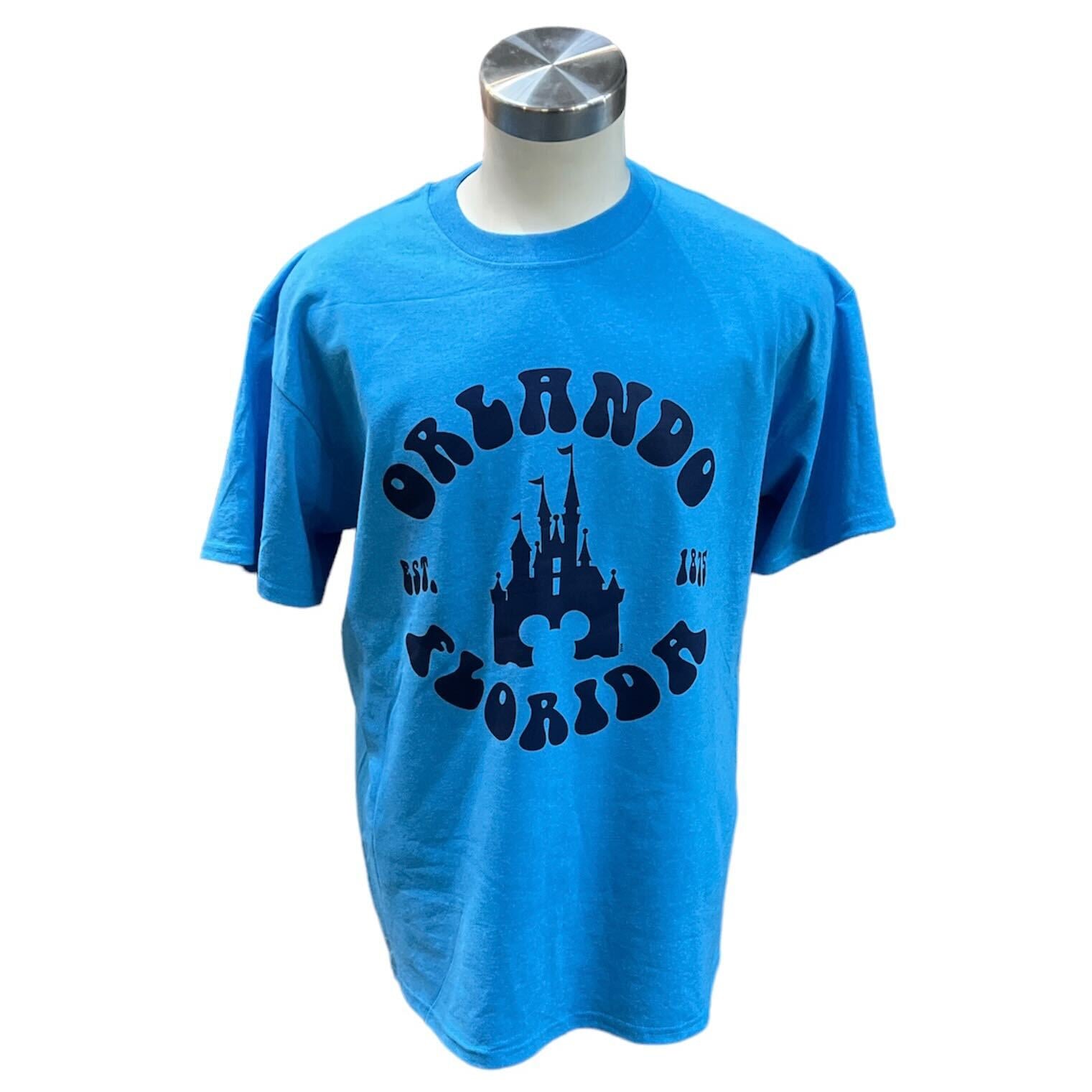 Orlando FL Est. 1875 Castle Blue T-Shirt
