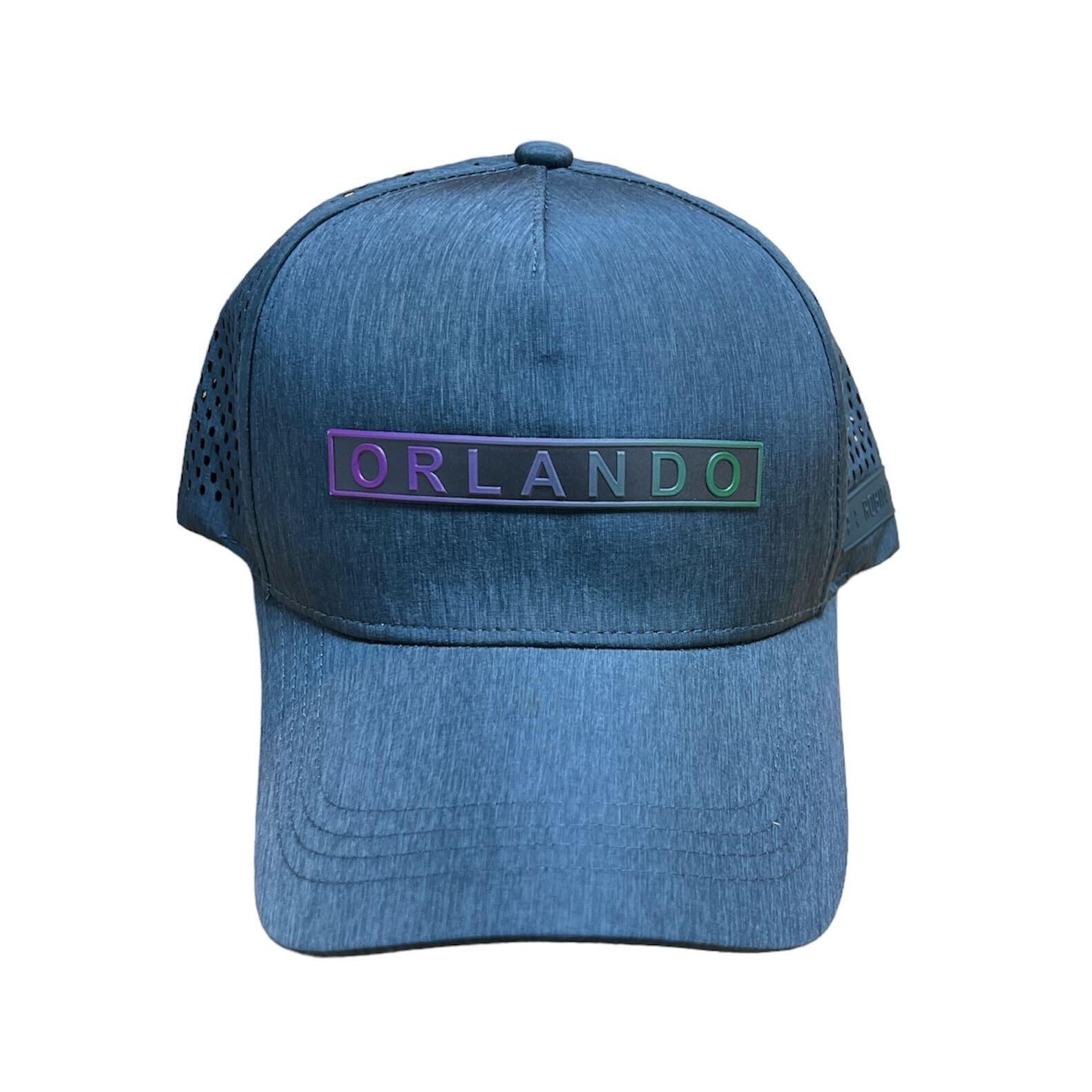 Orlando Holographic Curved Cap - Grey