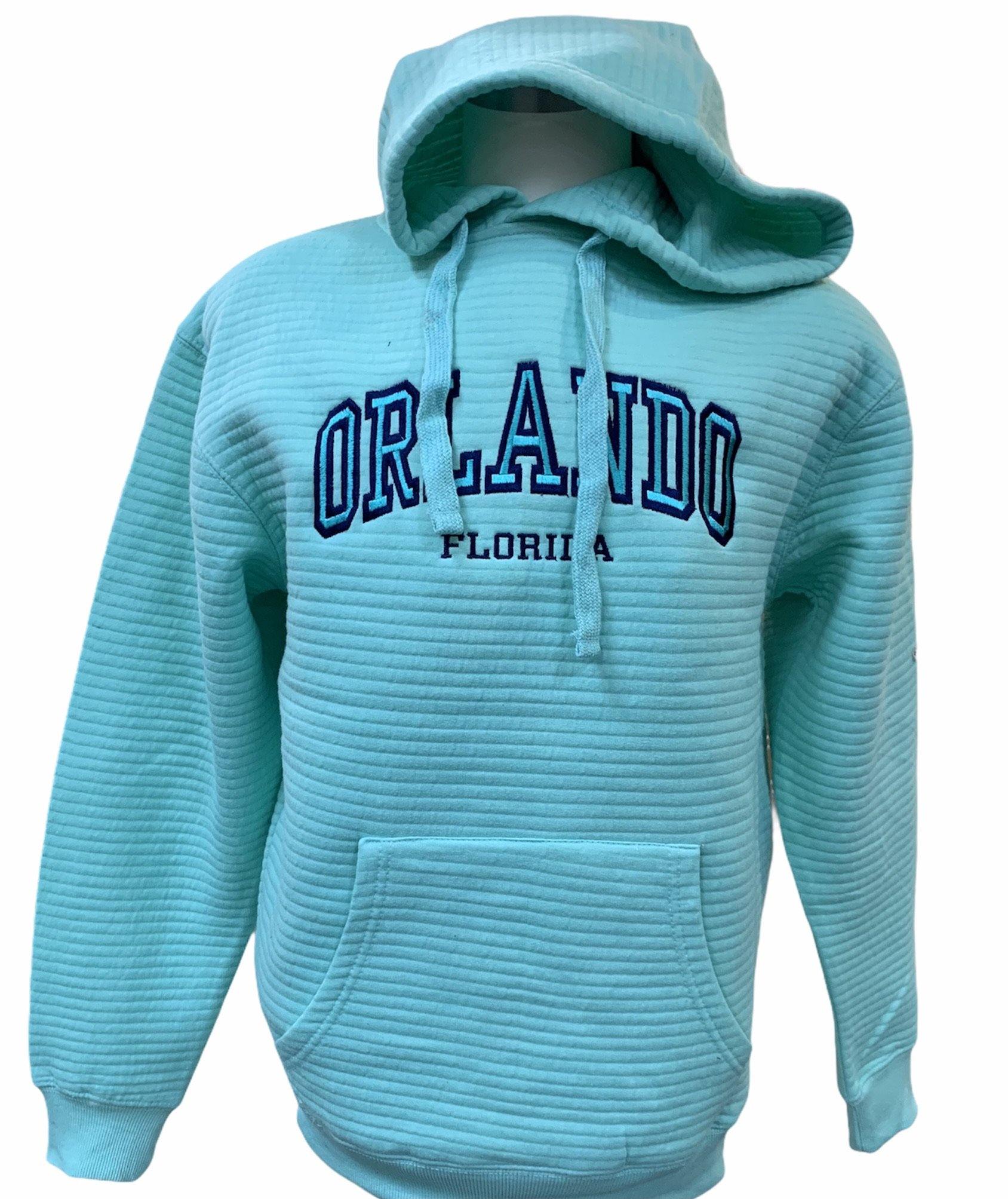 Ottoman Fleece Pullover Hood-Mint Heather