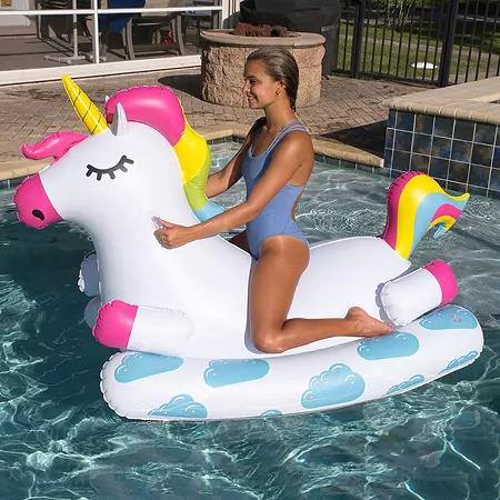 Oversized Unicorn Inflatable Ride-On Float