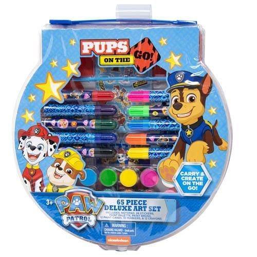 Paw Patrol 65Pc Art Set In Shaped Case